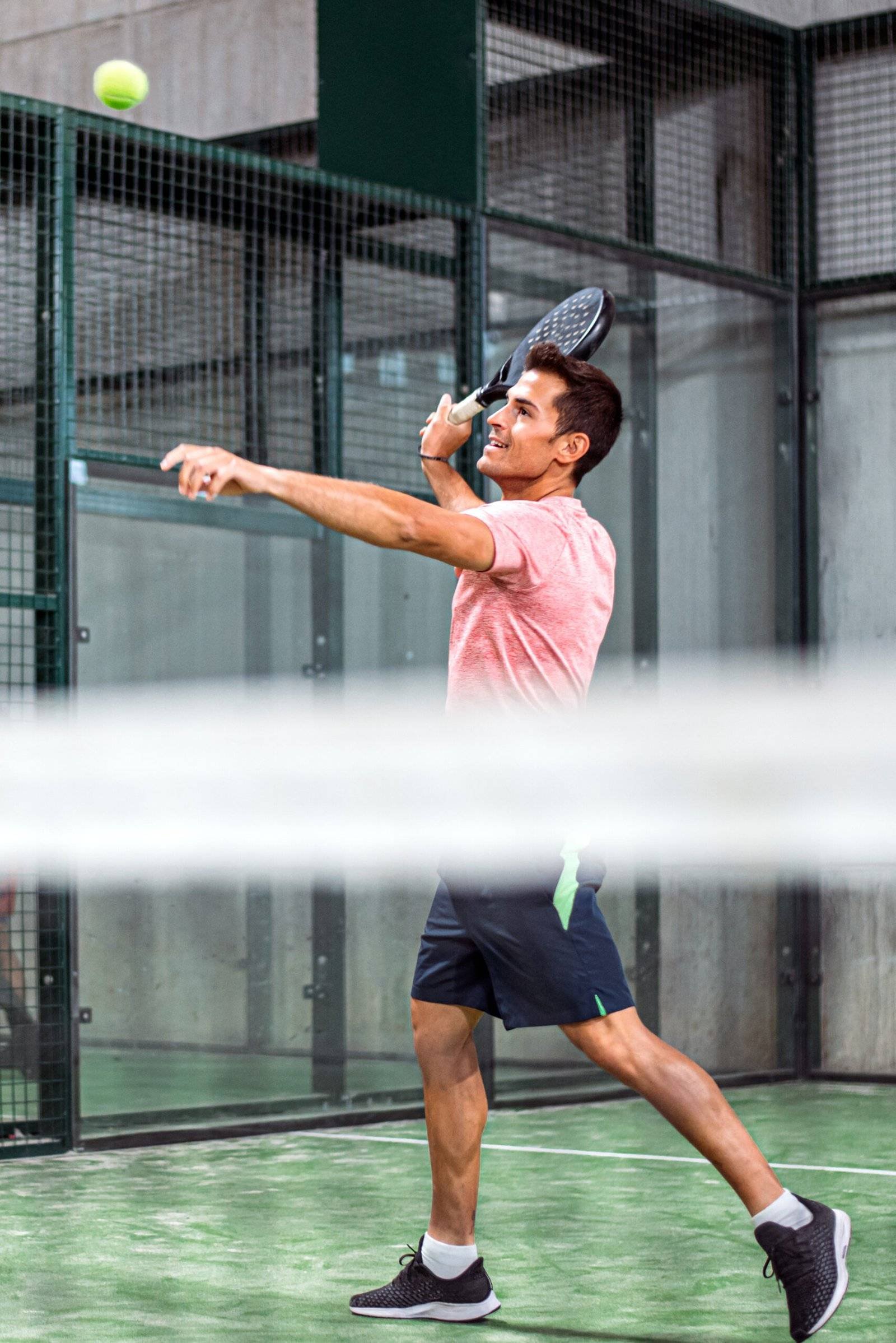 Man playing padel